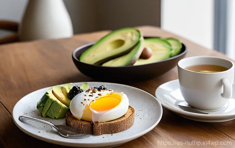 스트레스를 줄이는 뇌 건강 식단 - **Prompt:** A serene, naturally lit kitchen scene featuring a diverse individual (gender-neutral, fu...