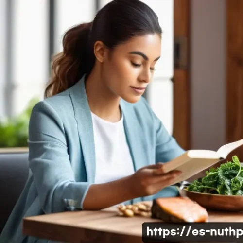 정신력 향상을 위한 식단 전략 - A serene and focused individual, either male or female, in their late 20s or early 30s, sitting at a...